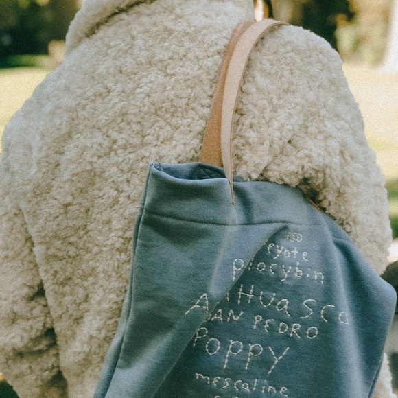 NWOT Stoned Immaculate X Jenean Jenean embroidered journey tote bag - Picture 10 of 14